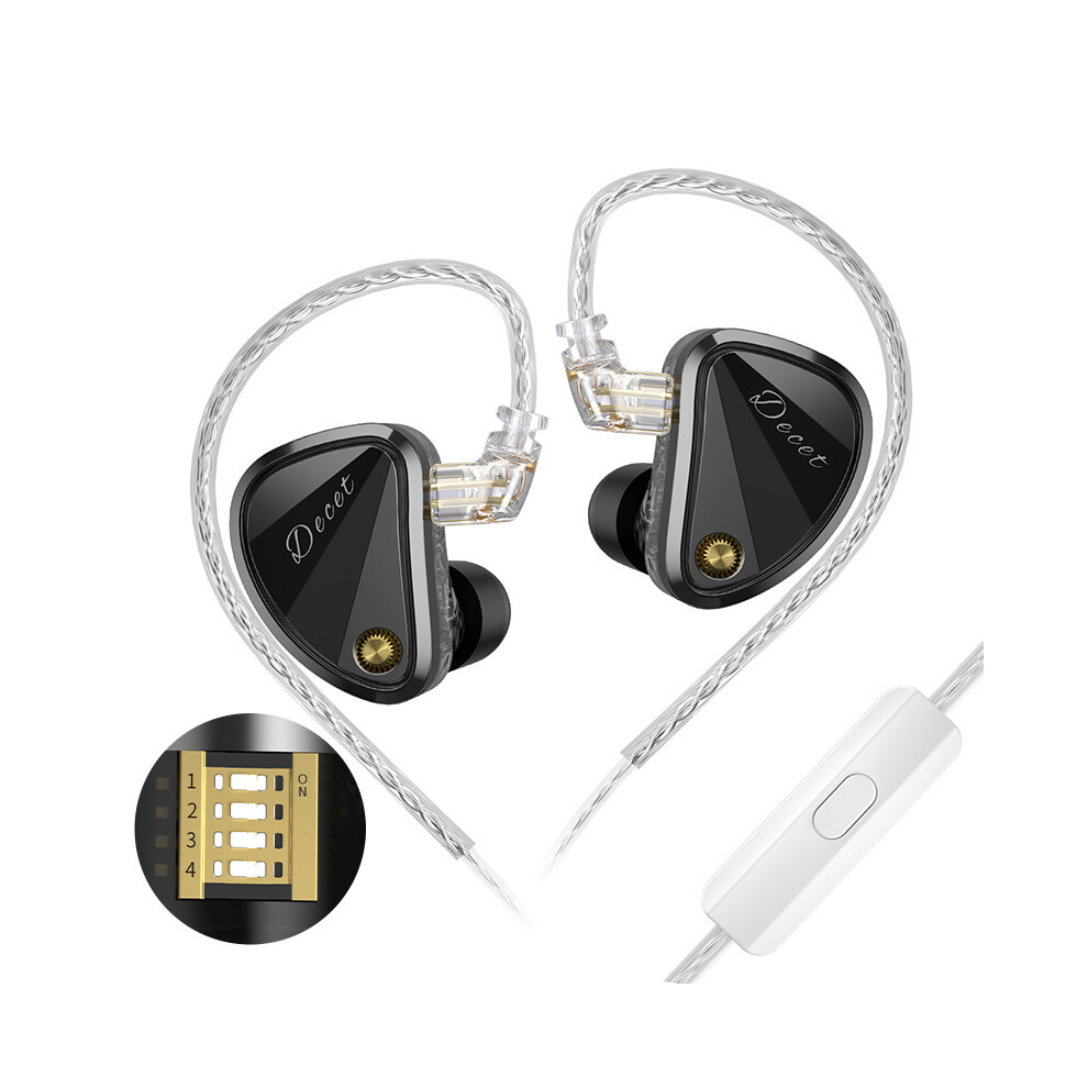 Wired Hifi Earphones - Rncyn - 4 Speeds - 10 Drivers - Built-In Mic - Ipx-5 - 3.5Mm - In-Ear - Plastic 9106058523155