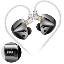 Stereo slúchadlá do uší - RNCYN - D-FI - Dual Magnet 10mm - Metal - Black - 1,25m  5cm - 3,5mm zlato