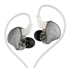 Wired In-Ear Headphones - RNCYN - Silver Plated Cable - Stereo - Powerful Bass - Black - Perfect Sound