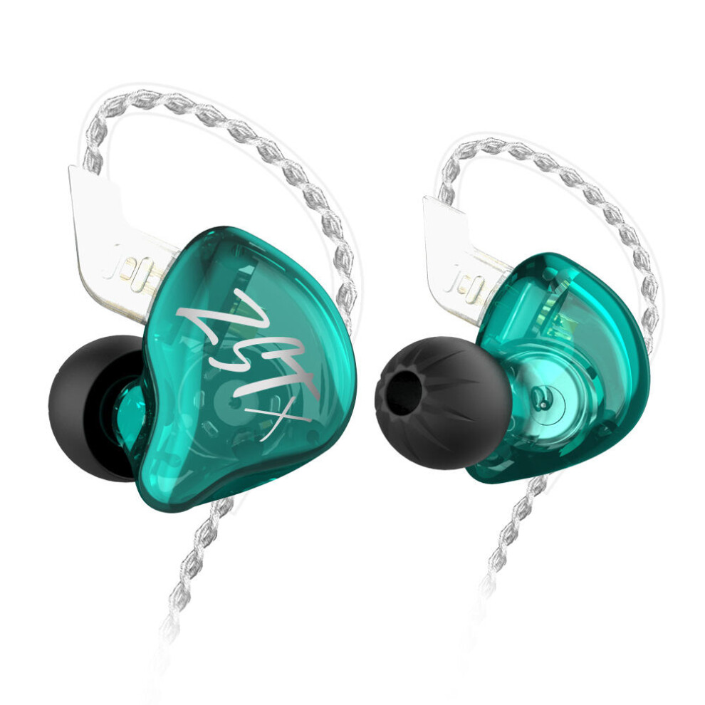 Noise-Cancelling In-Ear Headphones - Rncyn - Zst X - Hybrid Technology - 25Î© Impedance Purple/Green 9106058524343