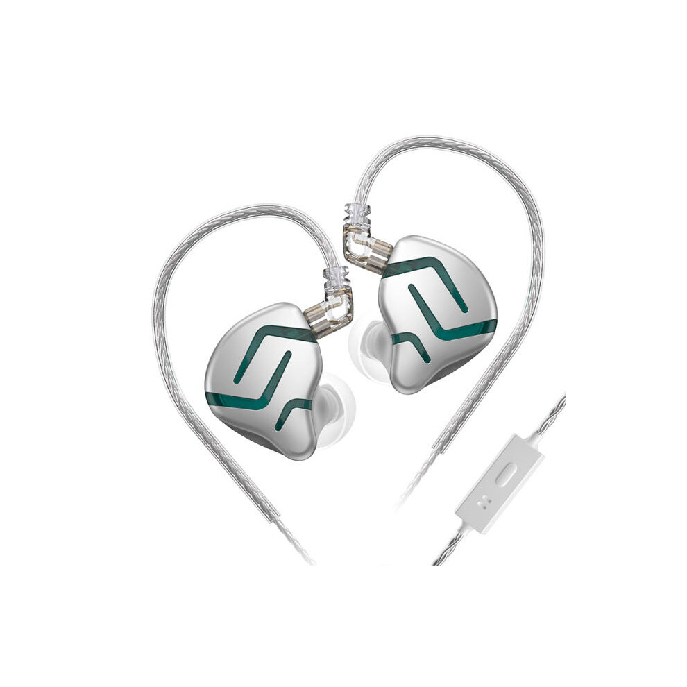 Wired Stereo Hifi Headphones - Rncyn - Zes Electrostatic Hybrid - In-Ear - 12Î© Impedance Green 9106058524176