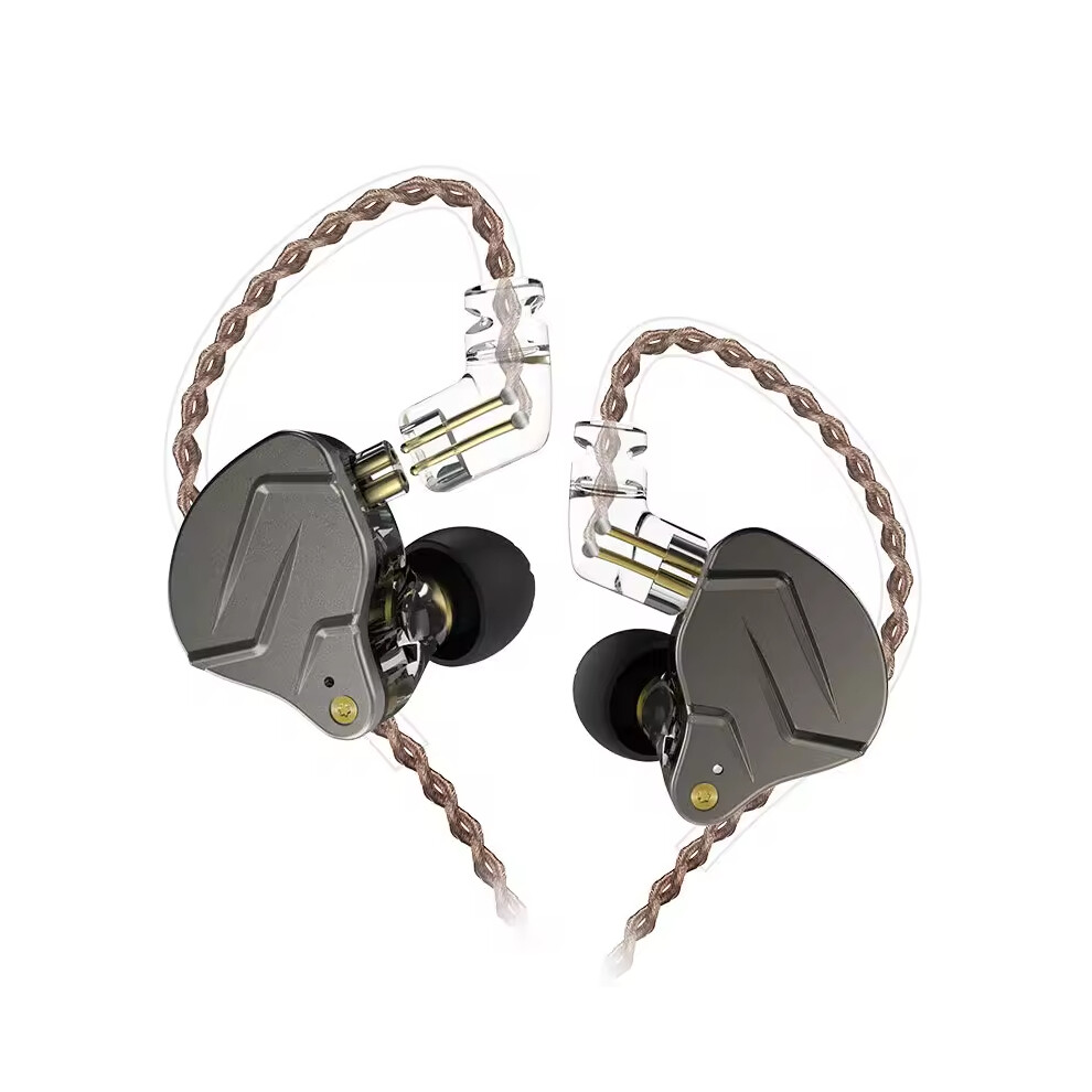 Sports In-Ear Headphones - Rncyn - Zsn Pro - Hybrid Technology - 25 Ohm Impedance Grey 9106058524220