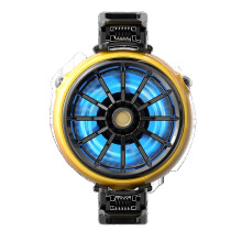 Phone Cooler - RNCYN - DLA6 - Yellow - Silent Cooling - Live Streaming Assistant