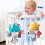 Interactive Baby Bed Mobile With Gentle Vibrations And Calming Nursery red dinosaur 4