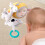 Interactive Baby Bed Mobile With Gentle Vibrations And Calming Nursery red dinosaur 11