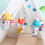 Interactive Baby Bed Mobile With Gentle Vibrations And Calming Nursery red dinosaur 9
