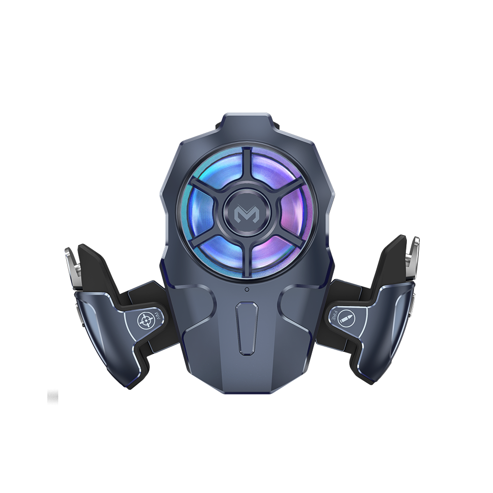 Adjustable Game Fan - Rncyn - Ak03 Game Controller - Rgb Joystick - 400Mah Battery - Built-In Fan 9106058696040