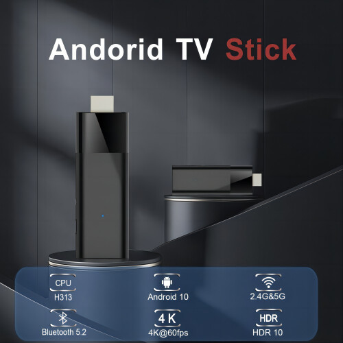 Android 4K TV Dongle RNCYN Android 10 2GB RAM ROM 16GB Φωνητικό