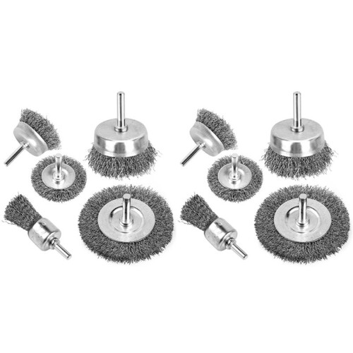 2X Wire Brush for Drill, Wire Wheel Brush Cup Set, Stripping and Drill Attachment