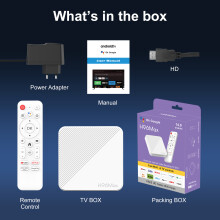 Android Smart TV Box - RNCYN - Android 14 - Dual Wifi 2,4G/5 GHz - Allwinner H313 - 2 GB RAM - 16 GB ROM