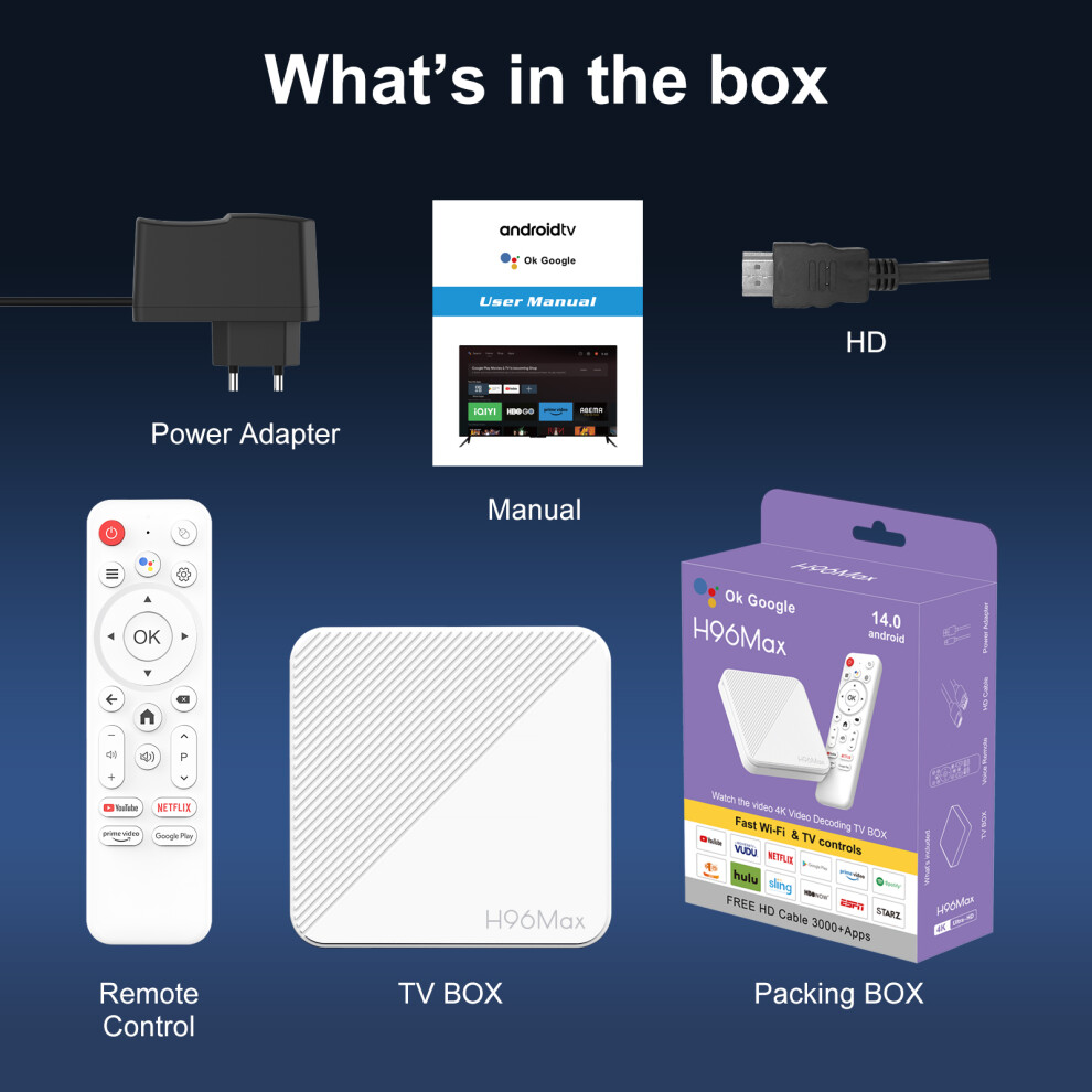 Android Smart Tv Box - Rncyn - Android 14 - Dual Wifi 2.4G/5 Ghz - Allwinner H313 - 2 Gb Ram - 16 Gb Rom 9486689674298