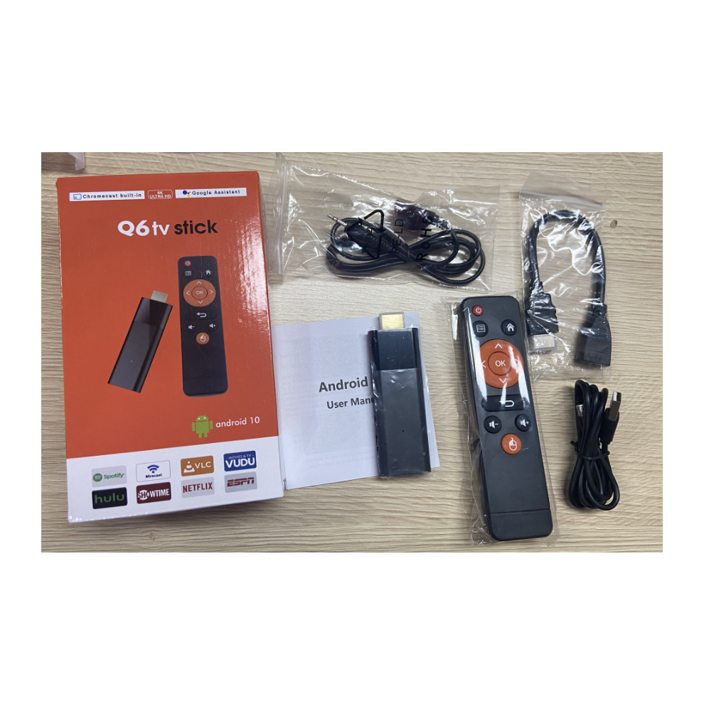 Android 4K Tv Dongle - Rncyn - Android 10 - 2Gb Ram - Rom 16Gb - Quad Core Processor - Wifi 2.4G/5G - Bluetooth 9486689674915