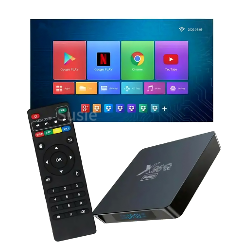 Android Smart TV Box - RNCYN - Quad Core - 4K - Android 10 - 2GB RAM - 8GB ROM - 802.11n WLAN