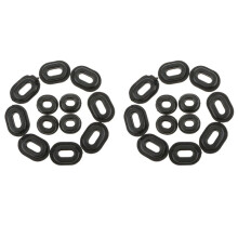 24Pcs Motorcycle Rubber Side Cover Grommets Replacement Gasket Fairings for CG125