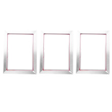 3X A3 Screen Printing Aluminum Frame 31X41cm with White 43T Silk Print Polyester Mesh for Printed Circuit Boards