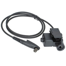 GP-328 U94 PTT Cable Adapter for GP328 Walkie Talkie NATO Plug Two-Way Radios Accessory