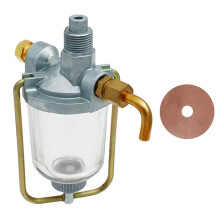 370832R91 Fuel Filter Sedimentation Bowl Assembly Glass Fuel Settling Cup for IH for FARMALL H M 350 400 450 I6 Tractor