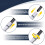 Plastic Pool Cue Extender Lengthener Billiards Cue Butt End Extender Enduring White 7