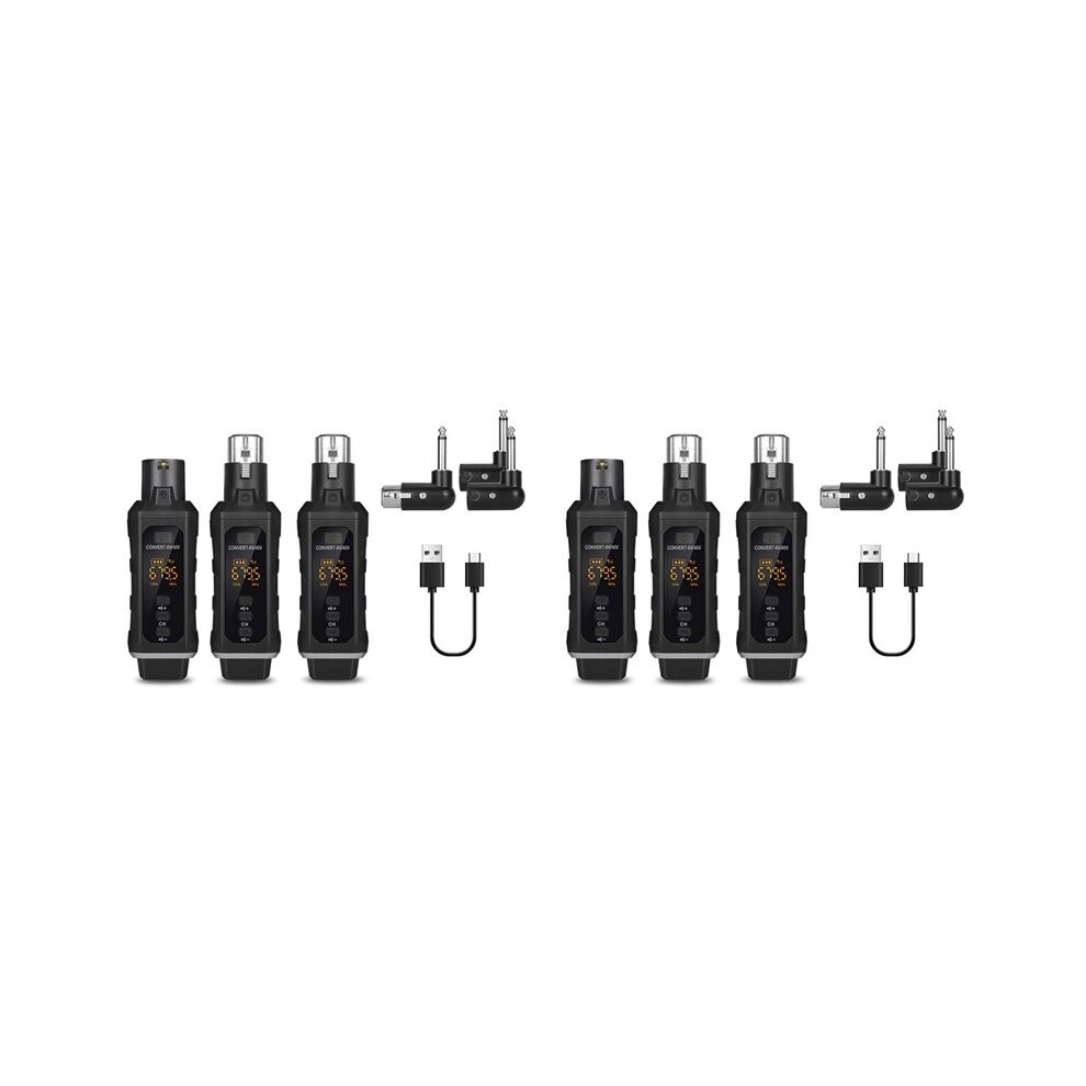 Photos - Other Hand Tools Jojomino 2X New 48V Capacitor XLR Adapter Wireless Microphone Transmitter Receiver for Dynamic Microphone Guitar Audio Mixer