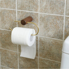 2X Porta Fazzoletti nel Legno Portarotolo per Carta Igienica nel Ottone Accessorio per Riporre La Carta Igienica Portarotolo per Carta Igienica