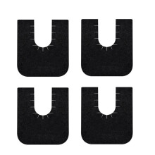 4 Pack Toilet Mats,Toilet Floor Protector From Urine,Toilet Rugs U Shaped Washable,Toilet Mats for Bathroom