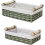 1set Weaving Storage Basket, Desktop Coffee Table Storage Box, Snack and Cosmetics Storage Basket, Storage Box 1