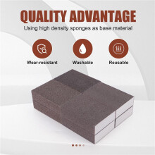 8Pack Sanding Sponges Coarse Fine Sanding Blocks in 60-220 Grits Sand Foam Sandpaper for Metal Wood Polish
