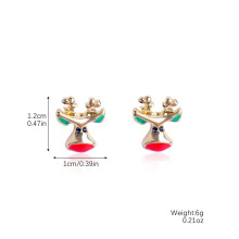 (StyleE) Ear Christmas Earrings Jewelry Deer Santa Gift Clothing Girls Gifts Accessories