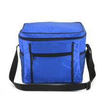 (Blue) Large Cool Portable Bag Insulated Thermal Cooler Food Drink Lunch Picnic Camping