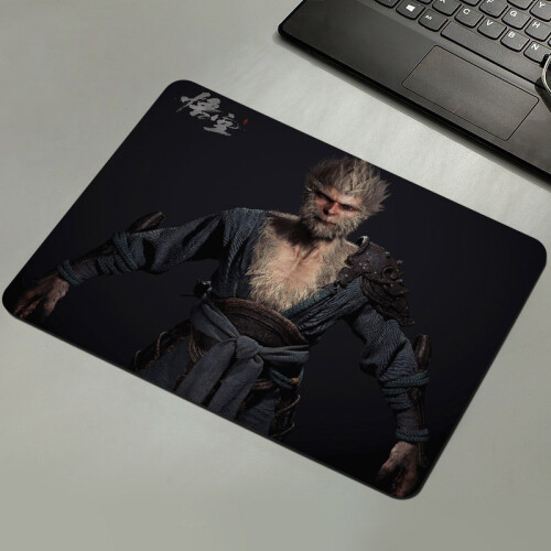 (NO.2) Black Myth Wukong Mouse Pad Thickened Gaming Office Computer Tools Desk Mat