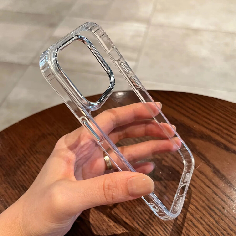 Luxury Clear Silicone Phone Case For Iphone Shockproof Transparent Bumper Back Cover Mobile Phone Case For Iphone 15 Plus 5051227677853