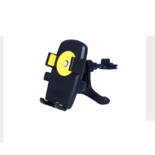 (Yellow) 360rotation Car Universal Air Vent Mount Cradle Holder Stand Phonegps For Cell