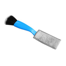 (Blue) Car Interior Detailing Cleaning Brush Soft Hair Dashboard Conditioner Vents Air