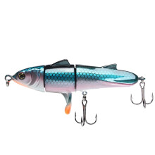 (Blue)Leurre forme ternaire bionique appât dur double hameçon forme poisson abs leurre engin pêche