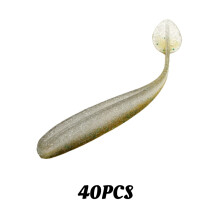 (Light Yellow)Leurre appâts doux goût salin odeur de poisson poisson poisson bionique accessoires d'extérieur pêche