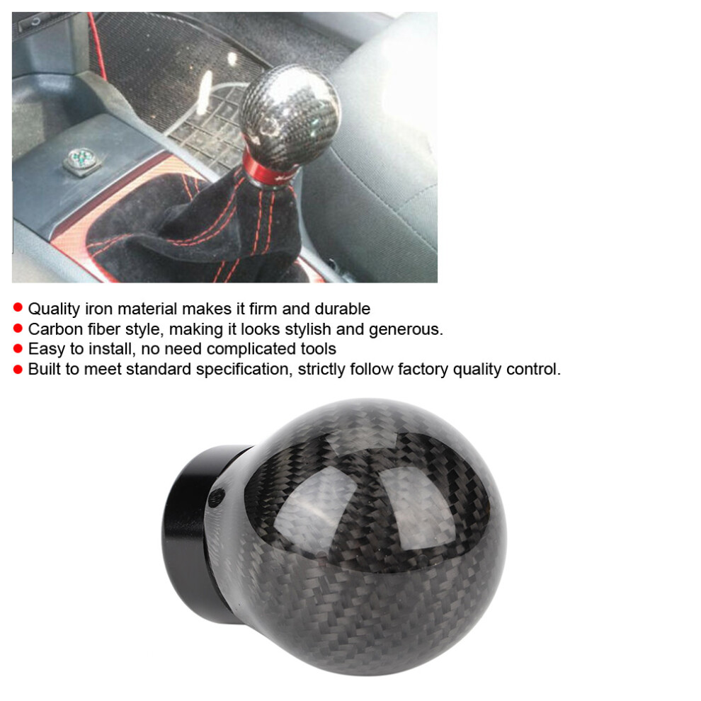 Carbon Fibre Style Shift Knob 7293282064034