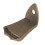 3X Bronze Metal Triangle Mandolin Tailpiece Parts for 8 String Arched Top Mandoline Replacement 4