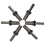 2X Stone Splitter Hand Tool Kit Stone Splitter with Drill Bit Tools for Splitting Granite Rock Concrete Marble 6