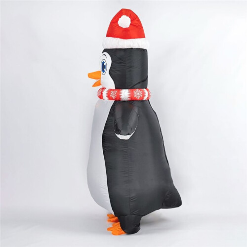 Opblaasbaar Kerstpinguïnkostuum - Feest- en Rollenspelaccessoire 2