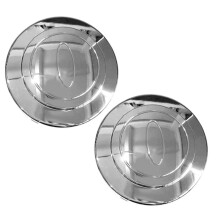 2pcs Front Wheel Hub Center Cap Chrome Cover F5TZ1130H F5TZ-1130-H for F E-Series F-250 F350 E150 03-14 E-350 95-03