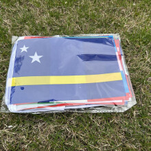 (48 pcs hand flag, 14x21cm) 2026 Football Cup Small Flag 14x21cm World Hanging Flag Bar Store Supermarket Decoration Banner