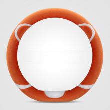 (StyleN) Style Cartoon Steering Wheel Cover With Short Plush Material Winter For Perfect