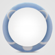 (StyleG) Style Cartoon Steering Wheel Cover With Short Plush Material Winter For Perfect