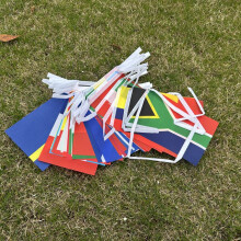 (48 Countries Flag, 20x30cm) 2026 Football Cup Flag 14x21cm 42pcs Small World Flag Hanging Flag NEW Cup Countries Flag for Bar Bunting Decoration