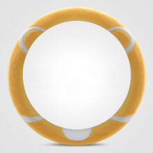 (StyleK) Style Cartoon Steering Wheel Cover With Short Plush Material Winter For Perfect