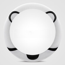 (StyleC) Style Cartoon Steering Wheel Cover With Short Plush Material Winter For Perfect