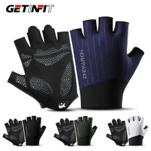(Black, XL) GETINFIT 1Pair Half Finger Cycling Gloves Non slip Breathable New Summer Outdoor Sports Bicycle Riding Gloves Men Women Unisex