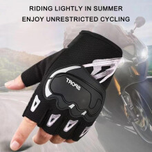 (1 pair blue) Summer Cycling Gloves Breathable Non-slip Half-Finger Gym Fitness Tactical Gloves Unisex Outdoor Motorcycle Riding Gloves
