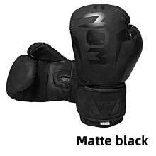 (black gold, 6oz) Professional Boxing Gloves PU Leather Breathable for Taekwondo Muay Thai 6oz 8oz 10oz 12oz 14oz 16oz Multi Size Training Gear