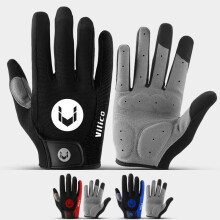(A0050-BLUE, XL) MTB Bike Sports Cycling Gloves Full Finger Men Women Running Fitness Gym Spring Summer Riding Motorcycle Gloves